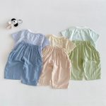 【73-110】Tシャツ 可愛い ボーダー トップス - 画像 (7)