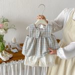 【73-100】セットアップ レース チェック ルーズ おしゃれ - 画像 (4)