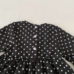【80-130】ワンピース パフスリーブ ドット 可愛い 女の子 - 画像 (11)