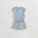 【66-110】セットアップ 柔らか 無地 肌に優しい ベビー服 - 画像 (12)
