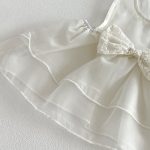 【73-100】ワンピースセット 蝶結び 可愛い 女の子 - 画像 (9)