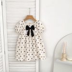 【66-130】ロンパースorワンピース 姉妹服 蝶結び ハート 可愛い - 画像 (6)