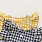 【73-100】ロンパース チェック柄 ノースリーブ 可愛い ベビー服 - 画像 (10)