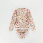 【90-140】水着 花柄 フリル ファッション スイムウェア - 画像 (17)