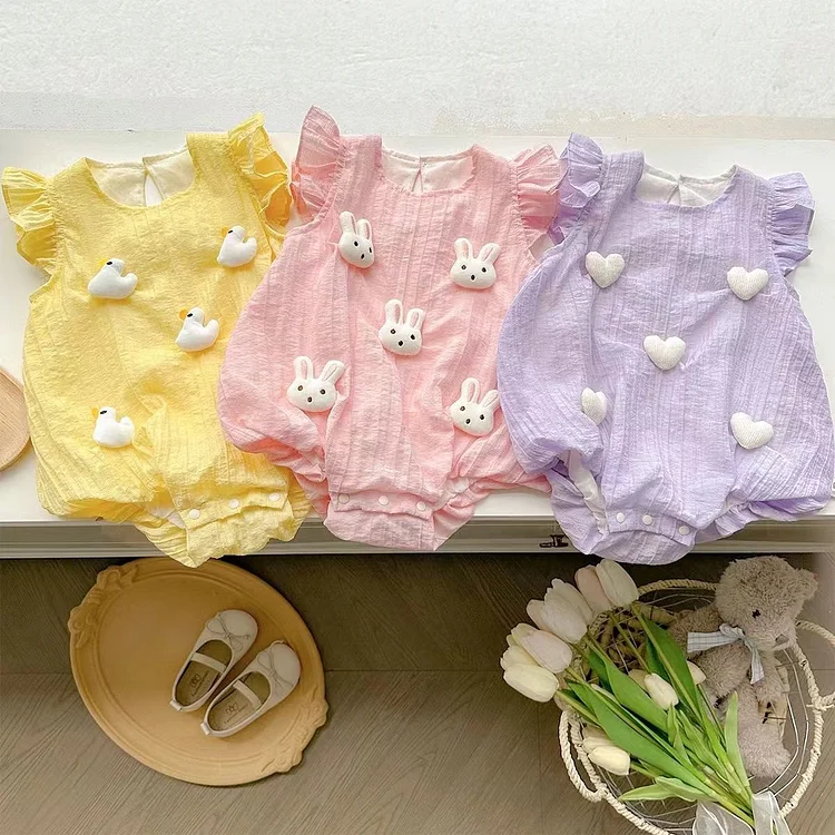 df2caa6774c6290d1547e66afb9d4391_750x.webp 【66-90】ロンパース ベビー ウサギ 可愛い 肩フリル - 画像 (1)