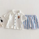 【73-120】トップスorパンツ ライオン ロゴ カジュアル - 画像 (5)