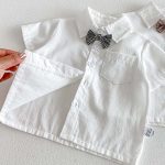【80-120】セットアップ ベビー 男の子 トップス & サロペット リボン - 画像 (11)