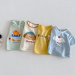 【73-110】Tシャツ カートゥーン 可愛い 女の子 トップス - 画像 (7)