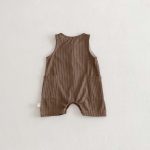 【66-90】オールインワン 夏新作 ストライプ 肌に優しい ベビー服 - 画像 (5)