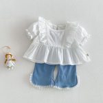 【73-120】ブラウス プリンセス シンプル 可愛い 女の子 - 画像 (7)