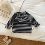 【66-100】ベスト or ボーダーシャツ ベビー 男の子 カジュアル - 画像 (5)