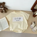 【66-90】ロンパース ベビー 半袖 キュート 軽やかな着心地 - 画像 (10)