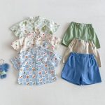 【73-110】Ｔシャツ チェック 総柄 男の子 - 画像 (3)