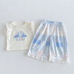 【73-120】パンツ 蝶結び柄 履きやすい ボトムス - 画像 (10)