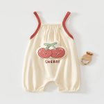 【66-100】サロペット 可愛い スイカ ベビー服 - 画像 (4)