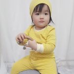 【66-90】ロンパース&レギンス&帽子 ボーダー 肌触り良い シンプル カラフル ベビー服 - 画像 (11)