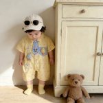 【66-100】ロンパース キイロ アイス クリーム 可愛い ベビー服 - 画像 (4)