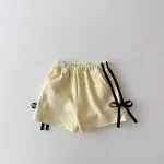 【73-120】リボン ショートパンツ ベビー 女の子 おしゃれ - 画像 (3)