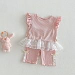 【73-110】シャツorパンツ フリル メッシュ シンプル 可愛い 女の子 - 画像 (5)