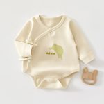 【66-90】ロンパース ネコ柄 コットン 肌に優しい 赤ちゃん 可愛い - 画像 (3)