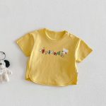 【73-110】Tシャツ カートゥーン 可愛い 女の子 トップス - 画像 (5)