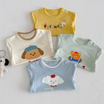 【73-110】Tシャツ カートゥーン 可愛い 女の子 トップス - 画像 (10)
