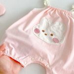 【66-90】サロペット フラワー柄 可愛い 赤ちゃん服 - 画像 (14)