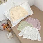 【73-120】カーディガン パステルカラー リブ 女の子 - 画像 (10)