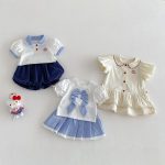 【73-120】シャツ パフスリーブ 可愛い 女の子 - 画像 (10)