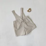 【73-100】サロペット ショートパンツ ベビー 韓国風 シンプル - 画像 (14)
