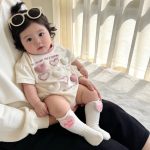 【66-90】ロンパース ハート 可愛い おしゃれ 赤ちゃん - 画像 (4)