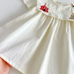 【66-130】ワンピース or ロンパース ベビー 女の子 可愛い刺繍 - 画像 (13)