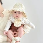 【GOODS】帽子 リボン付き 小花 ボンネット　 - 画像 (7)