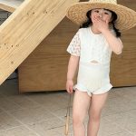 【90-140】水着 レースデザイン おしゃれ 女の子 スイムウェア - 画像 (8)