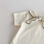 【66-90】ロンパース 蝶ネクタイ シンプル おしゃれ ベビー服 - 画像 (11)