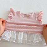 【73-110】シャツorパンツ フリル メッシュ シンプル 可愛い 女の子 - 画像 (15)