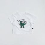 【73-100】半袖Tシャツ 恐竜イラスト 可愛い - 画像 (10)