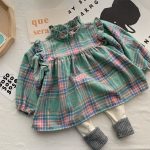 【66-100】シャツ チェック柄 コントラストカラー 可愛い トップス - 画像 (3)