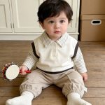 【73-100】3点セット オシャレ ベスト&シャツ&パンツ - 画像 (8)