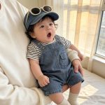 【66-100】サロペット デニム ポケット付き カジュアル 可愛い ボトムス - 画像 (9)