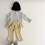 【73-120】ベビー 女の子 ワンピースリボン パンツ - 画像 (8)