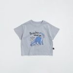 【73-100】半袖Tシャツ 恐竜イラスト 可愛い - 画像 (8)