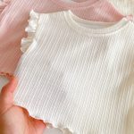 【73-120】セットアップ パステルカラー リブ 女の子 - 画像 (18)