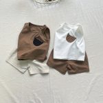 【80-130】セットアップ ベビー 男の子 ユニークポケット付き ノースリーブ - 画像 (5)