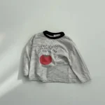 【73-100】シャツ ベビー りんご柄 着やすい - 画像 (5)