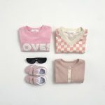 【66-100】ロンパース かわいい 「LOVES」 肌触り良い 出産祝い 赤ちゃん - 画像 (10)