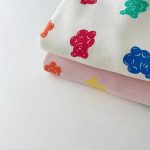 【73-120】セットアップ ベビー 熊柄 プリント - 画像 (5)