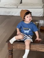 【73-110】Tシャツ or ショートパンツ ベビー 男の子 犬柄 ボーダー - 画像 (3)