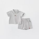 【80-120】セットアップ ベビー 男の子 POLOネック