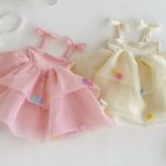 【73-120】ワンピース ベビー 女の子 カラフル ふんわり チュール - 画像 (9)
